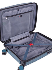 Cellini Microlite Trolley Case Steel Blue