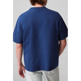 Calvin Klein Mens Center Chain Stitch T-Shirt In Blue