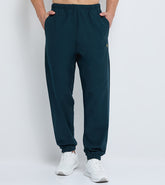 Calvin Klein Mens Premium Terry Monogram Joggers In Petrol
