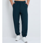 Calvin Klein Mens Premium Terry Monogram Joggers In Petrol