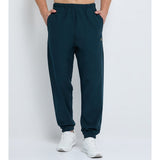 Calvin Klein Mens Premium Terry Monogram Joggers In Petrol