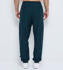Calvin Klein Mens Premium Terry Monogram Joggers In Petrol