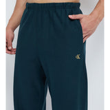 Calvin Klein Mens Premium Terry Monogram Joggers In Petrol