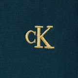 Calvin Klein Mens Premium Terry Monogram Joggers In Petrol