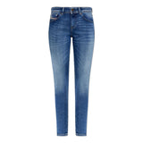 Diesel Womens L-Slandy L.32 Jeans In Denim Blue