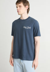 Calvin Klein J326862 New York Script Tee Navy