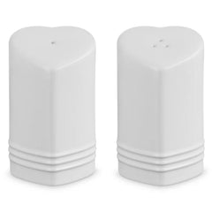 Le Creuset Heart Salt & Pepper Shakers White