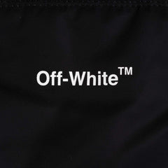 Off White Hard Core Nylon Tote Bag In Black