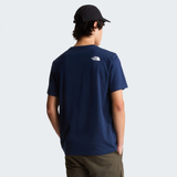 The North Face Mens Evolution Dome Short Sleeves T-Shirt In Navy