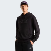 The North Face Mens Crew Peak Light Hoodie Black