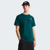 The North Face Mens Evolution Simple Dome Short Sleeves T-Shirt In Pacific Teal