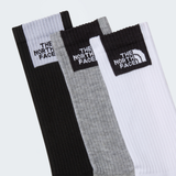 The North Face Unisex Adults Multi Sport 3 Pack In White/Grey/Black
