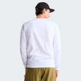 The North Face Mens Dome Regular Ls Tee White