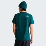 The North Face Mens Evolution Box Short Sleeves T-Shirt In Pacific Teal