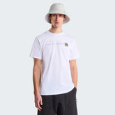 The North Face Mens Never Stop Exploring Regular Graphic Short Sleeves T-Shirt In White
