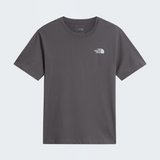 The North Face Mens Vertical Regular Graphic Short Sleeves T-Shirt In Smoked Pearl