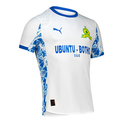 Puma Mens Sundowns FC Away Jersey In White and Blue