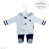 Mothers Choice Boys Sailor Set In Navy
