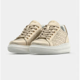 Replay Womens Olympe Allover Sneakers In Gold
