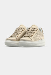 Replay Womens Olympe Allover Sneakers In Gold
