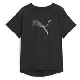 Puma Womens Evostripe T-Shirts In Black