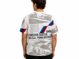 Puma Mens Bmw M Motorsport Aop T-shirt In White Multi