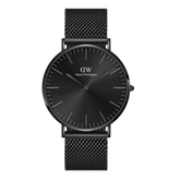 Daniel Wellington mens Classic Mesh Onyx Black