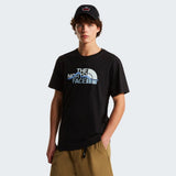 The North Face Mens Mountain Line T-Shirt In Black Multi