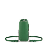 Fenn Gunmetal Zip Tote Bag In Green