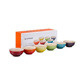 Le Creuset Set of 6 Pinch Bowls In Rainbow