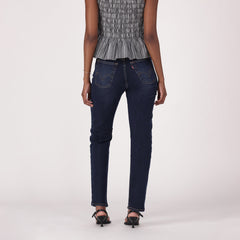 Levis Womens Wedgie Slim Jeans In Dark Indigo
