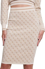 Guess Womens Knit Skirt In Neutral