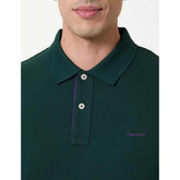 Gant Mens Reg Contrast Golfer In Green