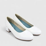 Hush Puppies Ladies Soft Fynn Heels In White
