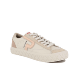 Palladium Womens Ace Lo Mix Leather Shoes In White