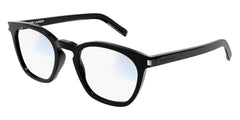 Saint Laurent Unisex Transparent Lense Sunglasses In Black