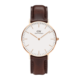 Daniel Wellington classic Bristol Rose Gold Tan Watch