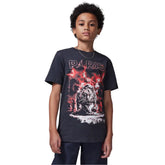 Jordan Kids Black Jdb Lighting Psg Short Sleeve Tee