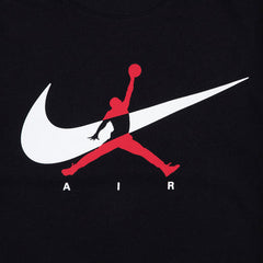 Jordan Boys Jumpman Swoosh Intersection T-shirt In Black