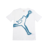 Jordan Boys Jump Man Phased Short Sleeve T-shirt In White