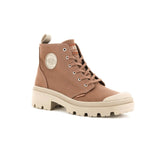 Palladium Womens Pallabase Twill Shoes In Peru Archive