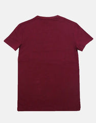 Pure Premium Carro T-shirt In Burgandy