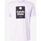 Calvin Klein Mens Wholesale Jeans Graphic T-Shirt in Lilac