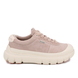 Palladium Womens Pallapop Lo Suede Sneakers In Sand Flow