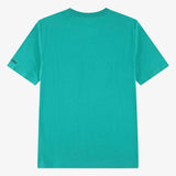Converse Boys Graphic Print Sneaker T-Shirt In Green