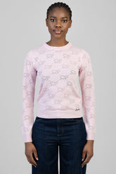 Sissy Boy On Your Own Knit Top Longsleeve In Pink
