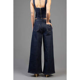 Sissy Boy Gigi Wide Leg Low Waist Jeans In Blue