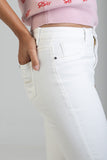 Sissy boy Ladies Freya Skinny Jeans In White