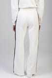 Sissy Boy Womens Wide Leg Track Pants In Off White