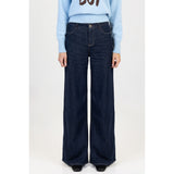Sissy Boy Womens Cleo Slouchy Mid Waist Jean In Forever Blue